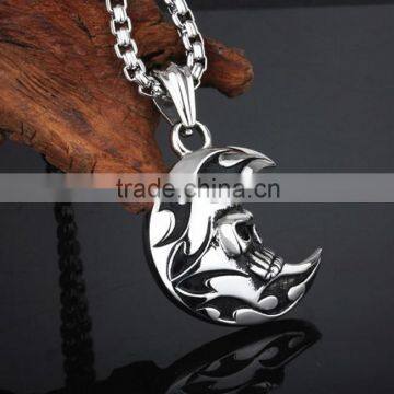 2015 Stainless Steel Moon Necklace photo-5