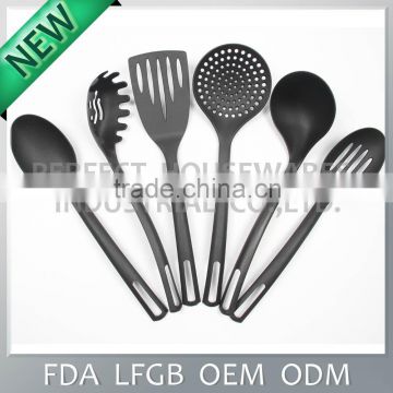 6PCS FDA or LFGB NYLON KITCHEN TOOL SET WITH MESH BAG, SIMPLE DESIGN