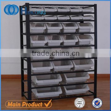 Hot dip galvanized steel rack adjustable metal shelves