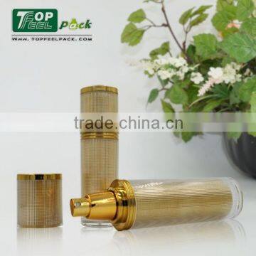 2015 New Design Empty Luxury Plastic Lotion Bottle With Pump Sprayer