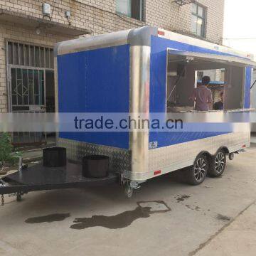 SILANG SL6S Blue Multifunction Used Food Trucks Brand New Concession Stand Trailer Mobile Kitchen Free Shipped By Sea photo-3