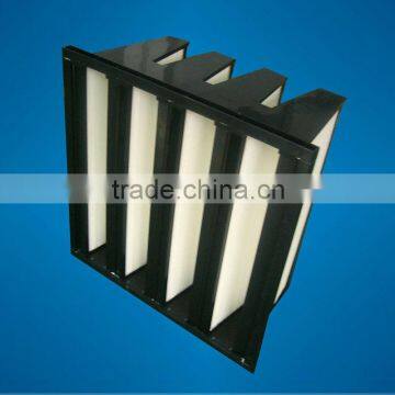 F9-H13 V shape medium fine filter for AHU or gas turbine