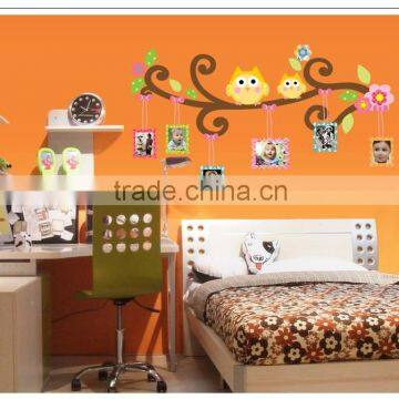 ALFOREVER the Owl Photoframe Decals,owl Photoframe Sticker photo-3