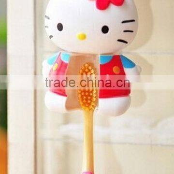 Wholesale HELLO KITTY plastic toothbrush holder