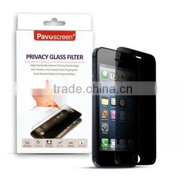 Factory Anti Bule light Screen Protector Tempered Glass For Iphone 5/5S ,Anti Shock/Anti finger print High Quality