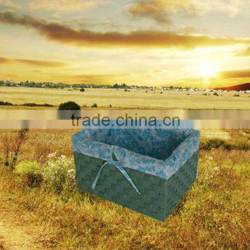 Unique green storage basket with low price and high quality