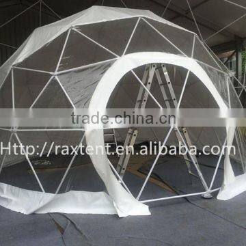 Geodesic dome tent Event dome tent White PVC cover UV-protection wedding tent for sale