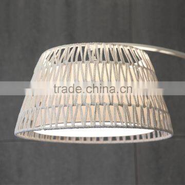 High Quality Fabric Shade Modern Floor Lamp Light for Hotel photo-3