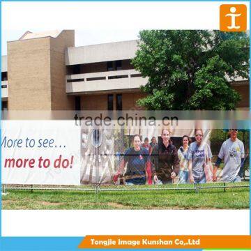 Full color printing fence mesh banner