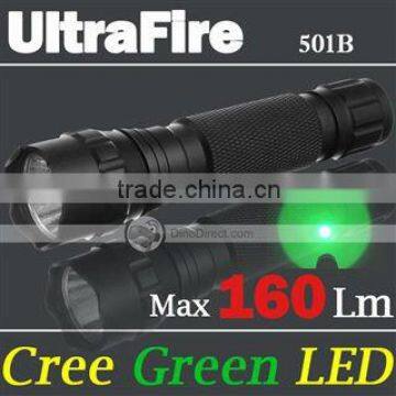 UltraFire 501B Green Light CREE LED Torch Flashlight