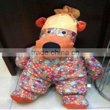 cow shape fabric educational toy