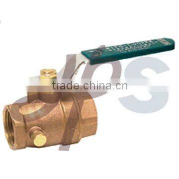 bronze ball valve with drain