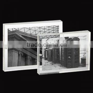Customized Rectangle Magnetic Acrylic Photo Frame for Picture photo-3