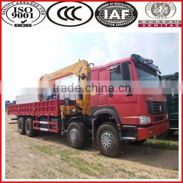 Factory Supply mounted crane sinotruk truck with arm crane 10ton