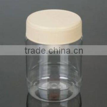 Transparent with Screw cap Plastic PET Powder Bottle