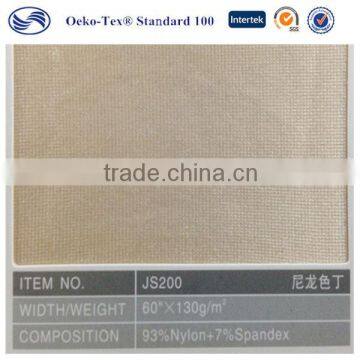 Bright color nylon stretch satin fabric price
