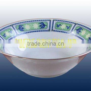 Wholesale porcelain chinaware, enamel plate and bowl, round rice bowl