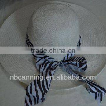 Spanish plain straw hat cheap/wide brim summer beach hat wholesale