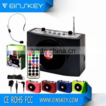 Mini USB speaker Portable Waistband Voice Booster Mini Amplifier Loudspeaker for teachers and tour guide