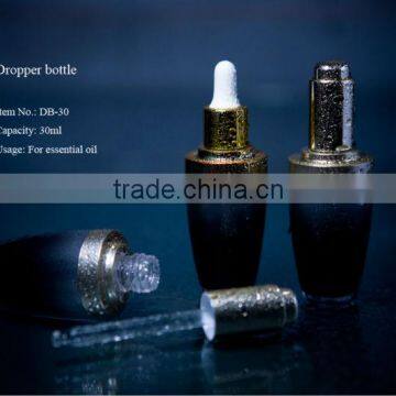 Elegant 30ml essential oil dropper bottle