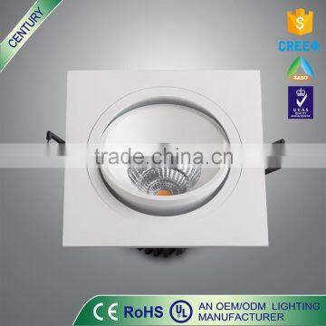 Free sample CE IP20 27W metal round white cob led down light