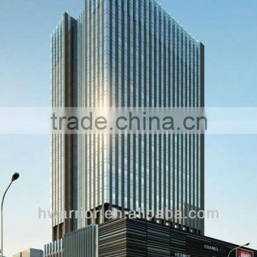 skyscraper tinted glass wall building/glass cladding