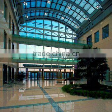 Steel structure tempered glass