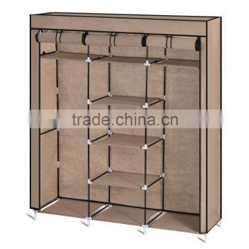 DIY Furniture Portable Folding Fabric Cloth Steel Frame Wardrobe Closet Home Clothes Storage Cabinet OS003666 photo-3