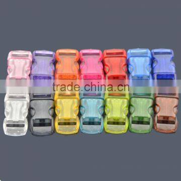 Wholesale Hot New 3/8 Side Quick Release Camo Plastic Flat Whistle Buckle for Paracord Bracelet photo-2