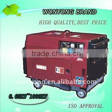 Recoil /Electric portable soundproof diesel generator