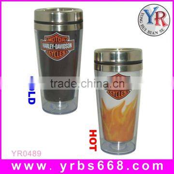 Thermal insulation stainless steel magic travel mugs