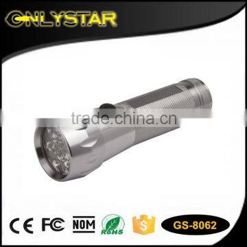 Onlystar GS-8062 portable wholesale 17 led homemade led flashlight