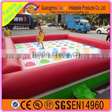 Commercial grade inflatable twister game high quality