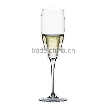 2015 factory lead crystal material high quality luxury club champagne flutes glass