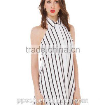 New Arrival Stock Supply Halterneck Backless Sexy Fashion Women Dress With Latest Design photo-3