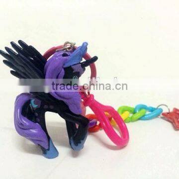 Lovely My Little Pony Action Figures Colorful Dash Pony Kids Toys Doll Set 12pcs Key Chain photo-3