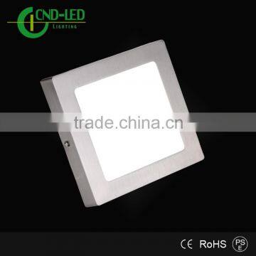 High lumen surface mounted led panel light/surface mounted led ceiling light/square flat led panel ceiling