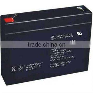 lead acid battery for emergency lights 6v 7.5ah alarm system battery operated lights