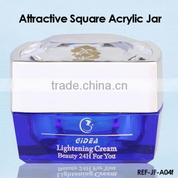 15ML 30ML 50ML Square Cosmetic Acrylic Container