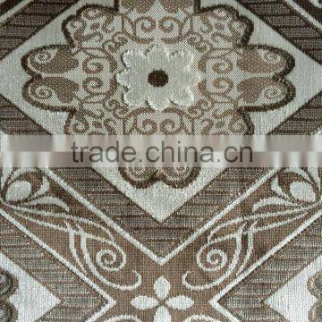 cotton polyester sofa coverings fabric/ velvet jacuqard fabric