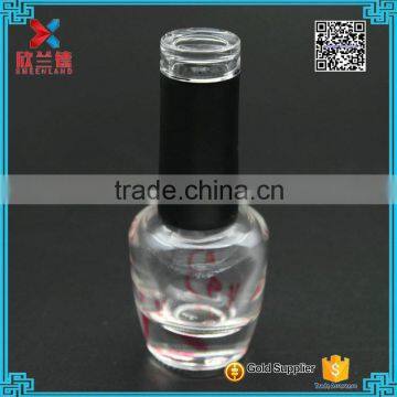 China wholesale empty 12ml nail polish glass bottle with brush