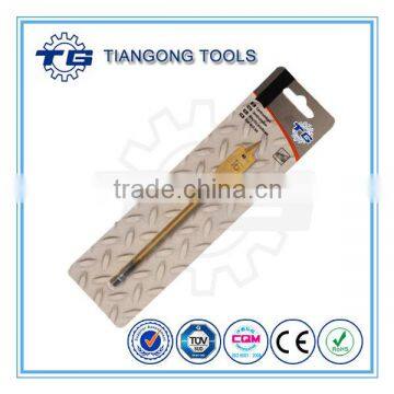 High quality spur point carbon titanium coated wood spade bit