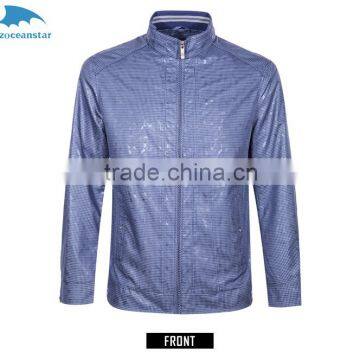 Factory popular gartment dyeing leather spring autumn jacket for OEM