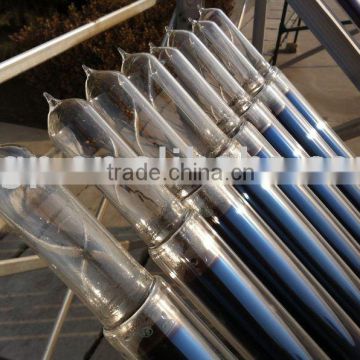 Solar glass heat pipe