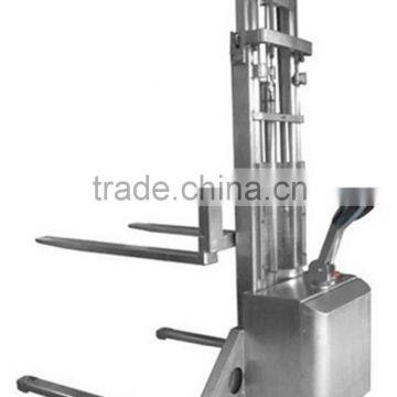 China Wide Legc Electric Stainless Hydraulic Stacker photo-2