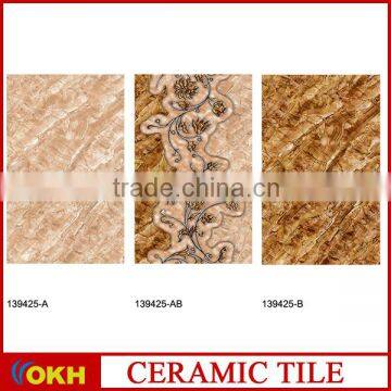 3D ink jet cheap ceramic wall tile /bathroom tile design /200x300 #139425