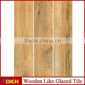 Wood like porcelain tile nano polished tile