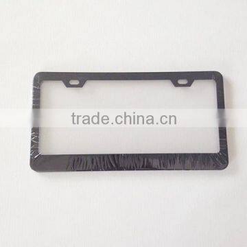 Wholesale USA Standard Stainless Steel Matt Black Blank Car License Plate Frame,number Plate Frame photo-6