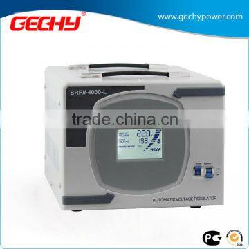 SRFII-4000-L Relay Control Type Stabilizer LCD Digital Display AC Voltage Regulator/stabilizer/AVR