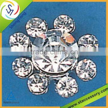 NEW amazing rhinestone button covers crystal flower rhinestone button cheap rhinestone buttons